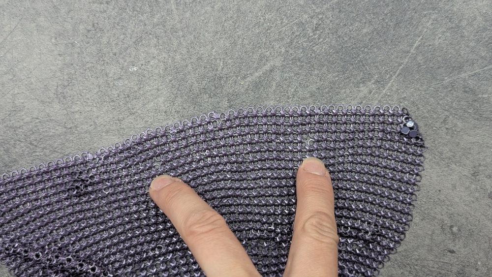 Osray torebka z metalowej siateczki na ramię