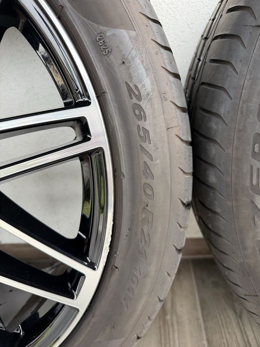 Диски  Porsche Macan S різноширокі з резиною Pirelli, 265 40 21, 295 35 21