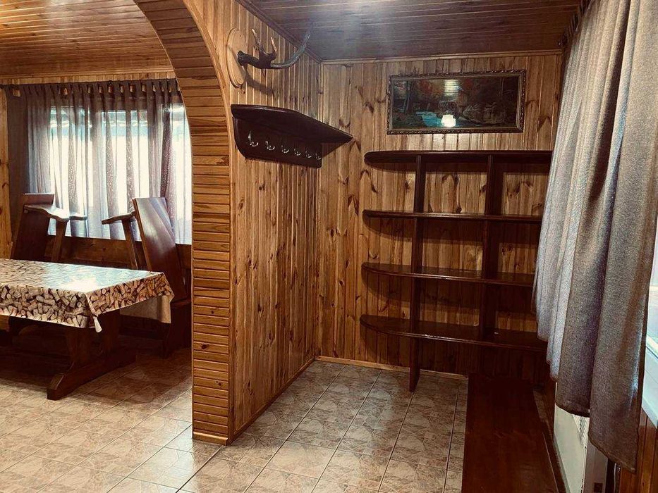 Баня на дровах с бассейном