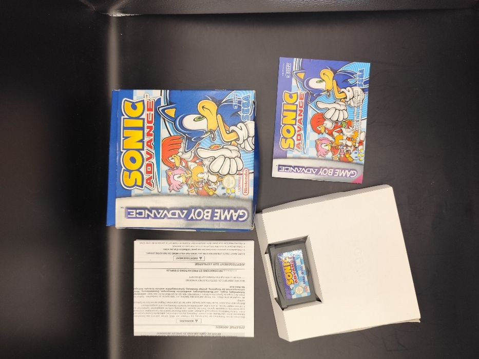 Jogo Sonic Advance Game Boy Advance CIB Completo na caixa