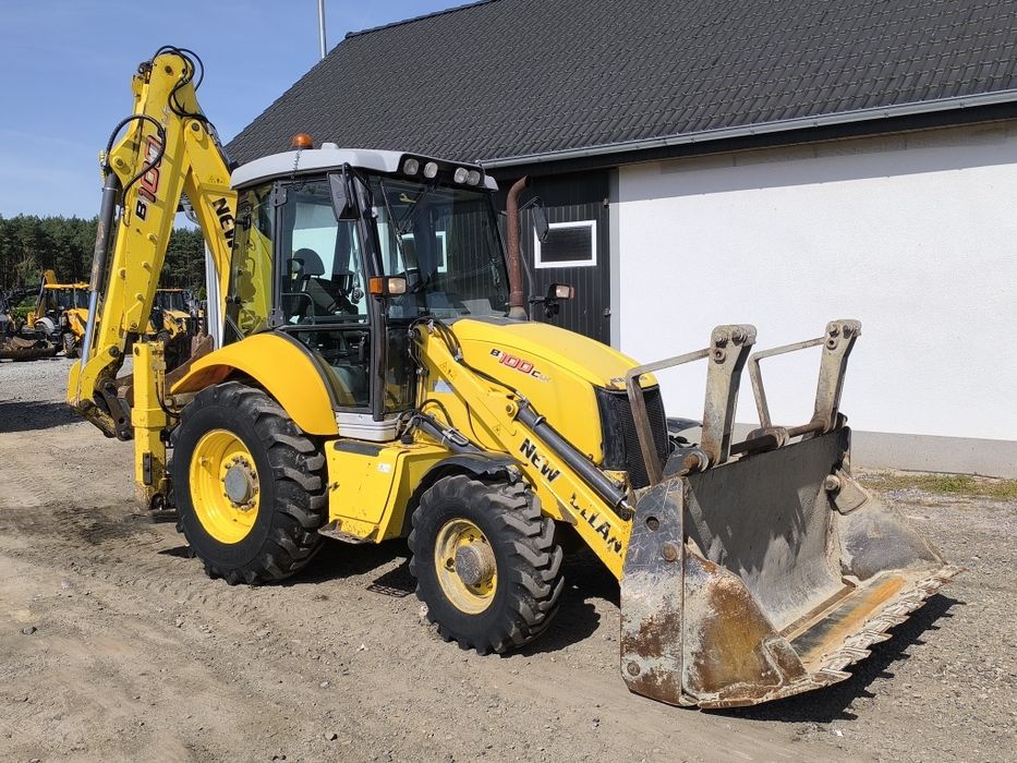 New holland B100 2015rok krokodyl leteskop 4x4 super stan JCB 3cx Cat 428 case 590 koparko ładowarka