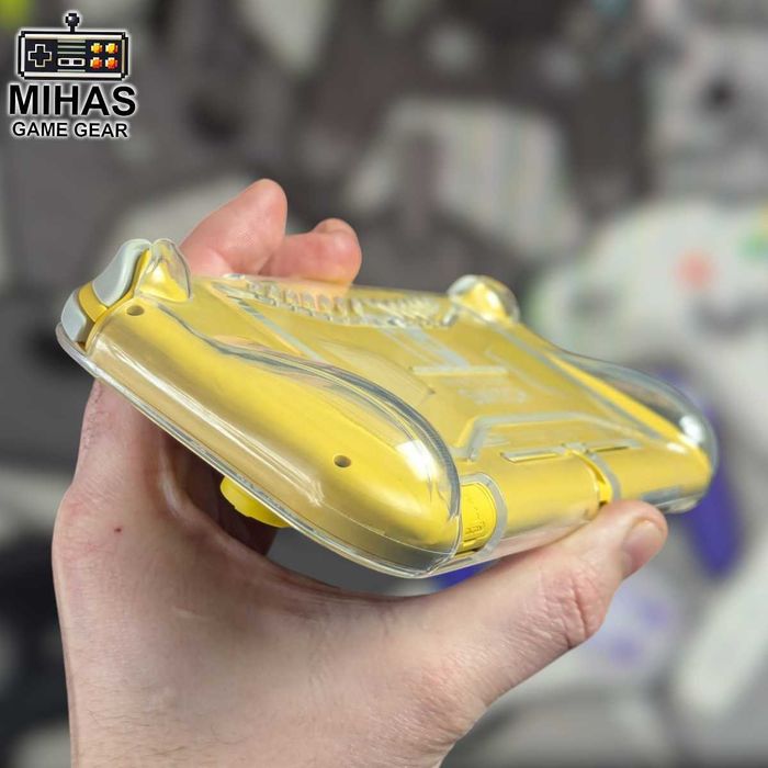 Nintendo Switch Lite: Прозорий чохол-бампер, накладки Super Mario