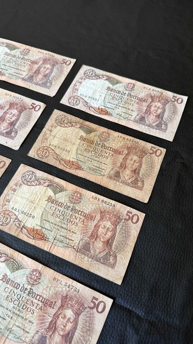 Lote 12 Notas - 50 Escudos - (1964)