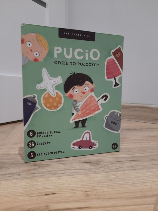 Pucio - gdzie to położyć? Gra edukacyjna.