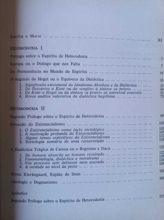 Heterodoxia (I e II) - Eduardo Lourenço