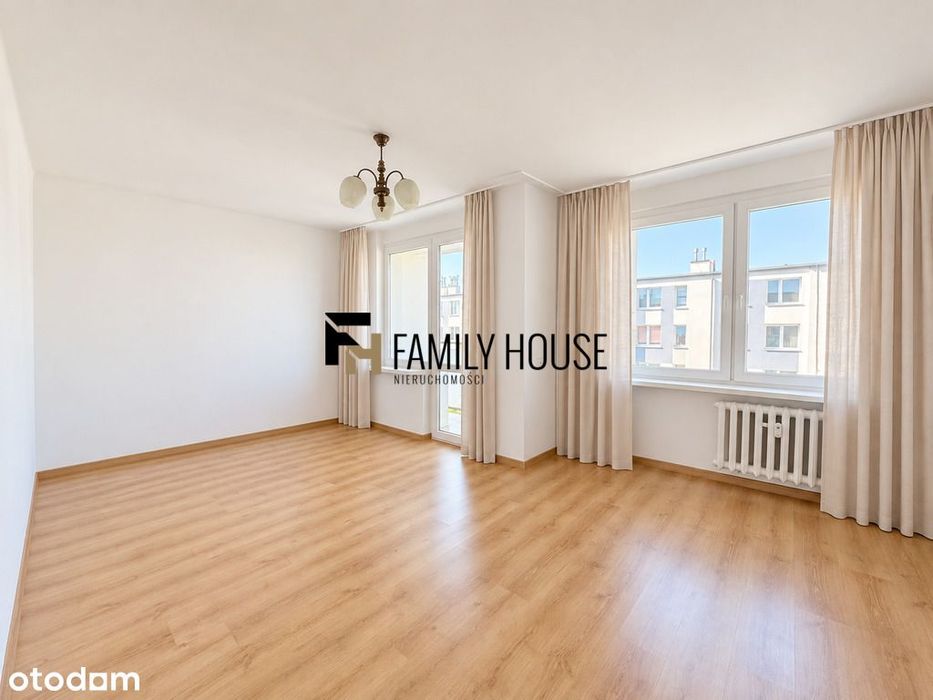 Dwupokojowe mieszkanie z balkonem, 45m2, Centrum