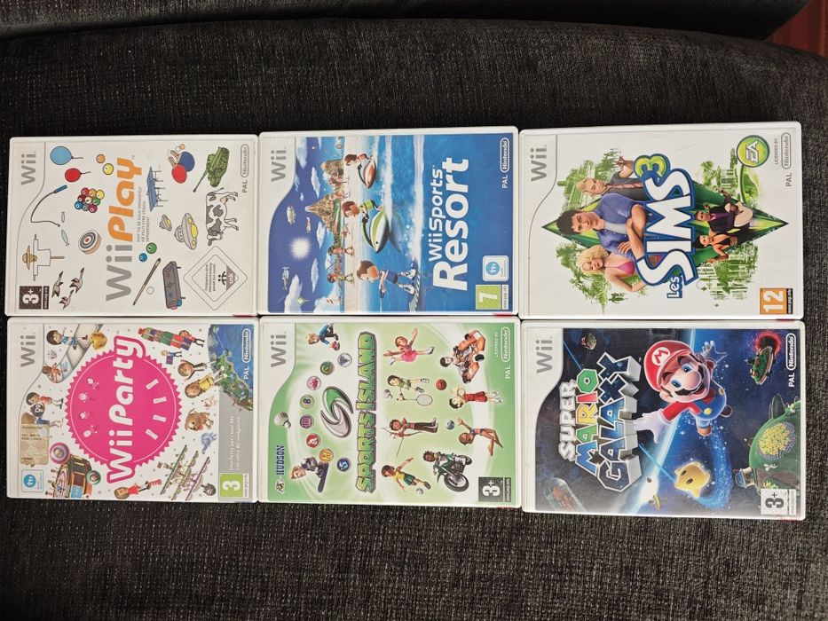 Wii Vermelha com Jogos