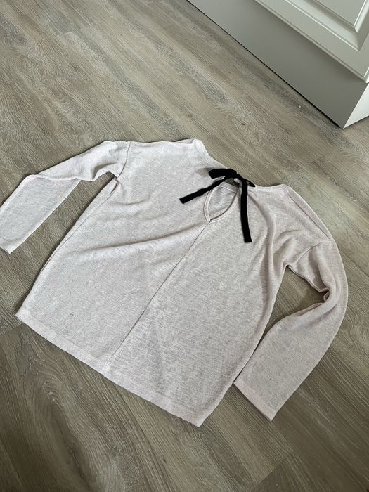 sweter damski dzianinowy Bershka 38 M pudrowy róż