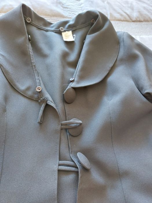 Casaco preto comprido verão