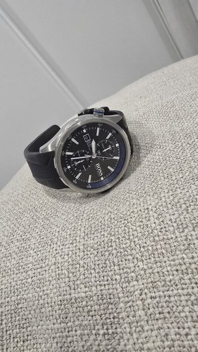 Relógio Hugo Boss Globetrotter Cronógrafo com Mostrador Preto