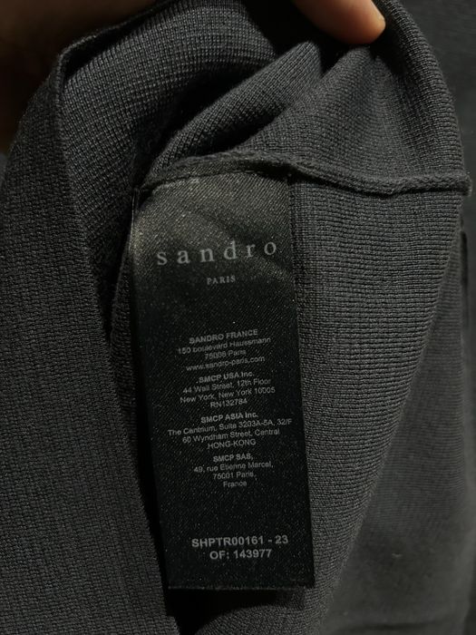 Джемпер Sandro 1/4 Zip