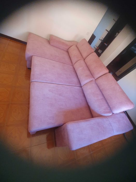 Sofa de luxo como novo alta qualidade