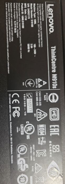 Komputer sff Lenovo thinkcentre M910s i7 6700 RAM 16GB DDR4 256GB ssd