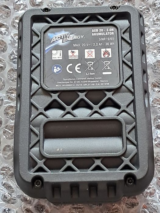 Bateria do urzadzen ferrex 20v 2.0a nowa stan nieznany