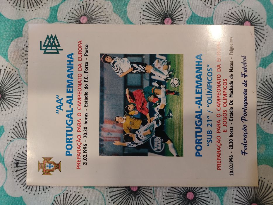 Programa oficial portugal-alemanha 1996