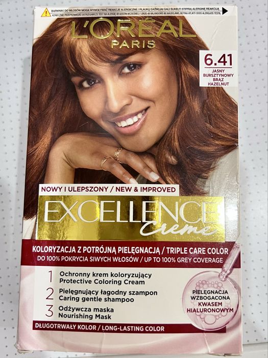 Фарба для волосся L'Oreal Paris Excellence Creme – Відтінок 6.41 (Нова)