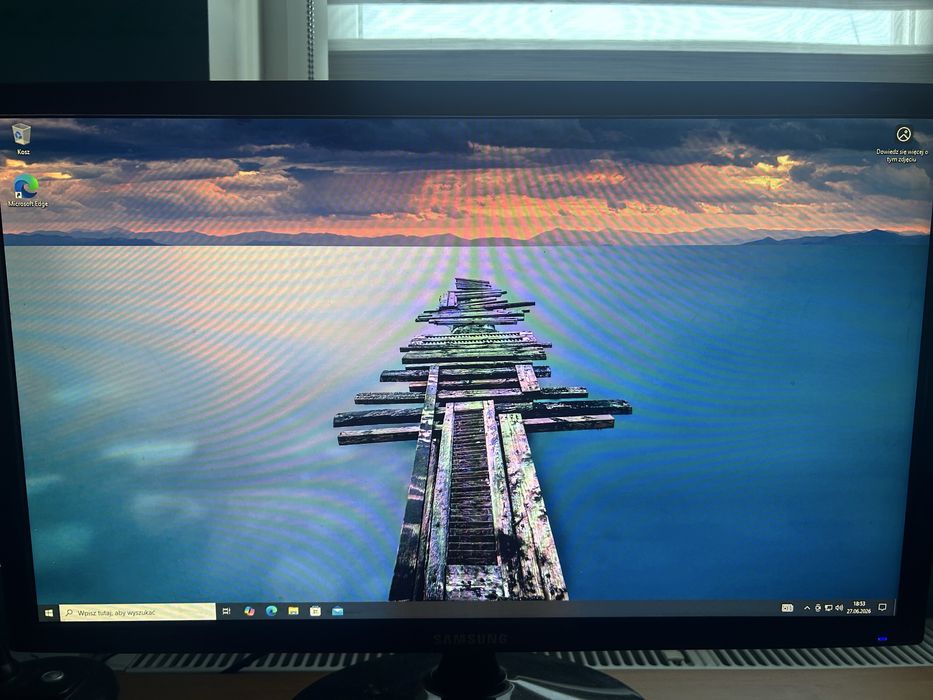 Komputer stacjonarny PC z monitorem klawiaturą i5-7400 gtx 1050ti 16gb ram DDR4 1TB HDD