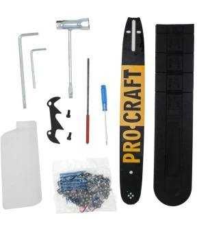 Бензопила Procraft GS50 3.2 кВт, 2-тактна ланцюгова пилка