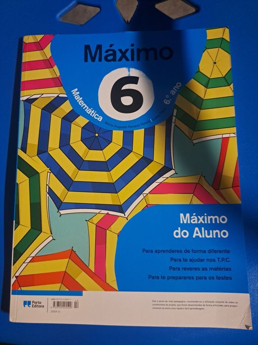 Caderno de atividades fichas de matemática Máximo 6