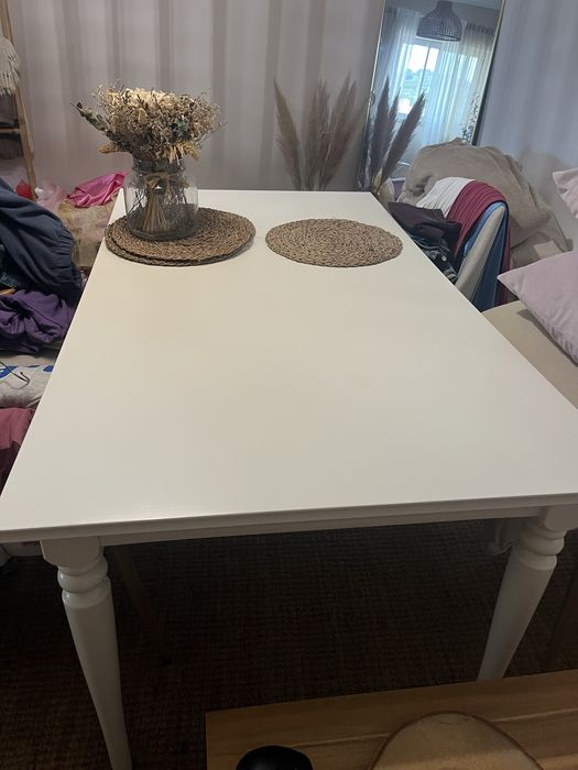 Mesa branca ikea como nova
