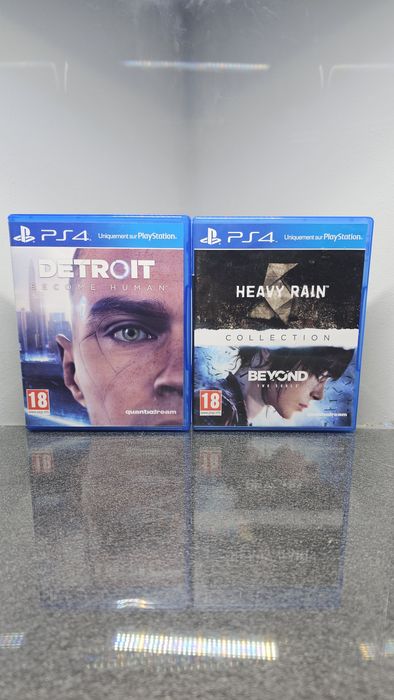 Pack 3X Quantic Dream Classics Detroit Become Human Geavy Rain Beyond Two Souls PS4 PlayStation 4