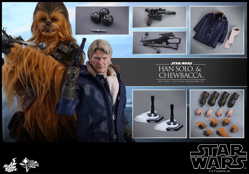 Фигурка 1/6 hot toys mms 376 STAR WARS - HAN SOLO & CHEWBACCA