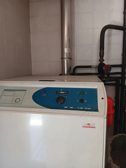 Caldeira a pellets para aquecimento Central e AQS