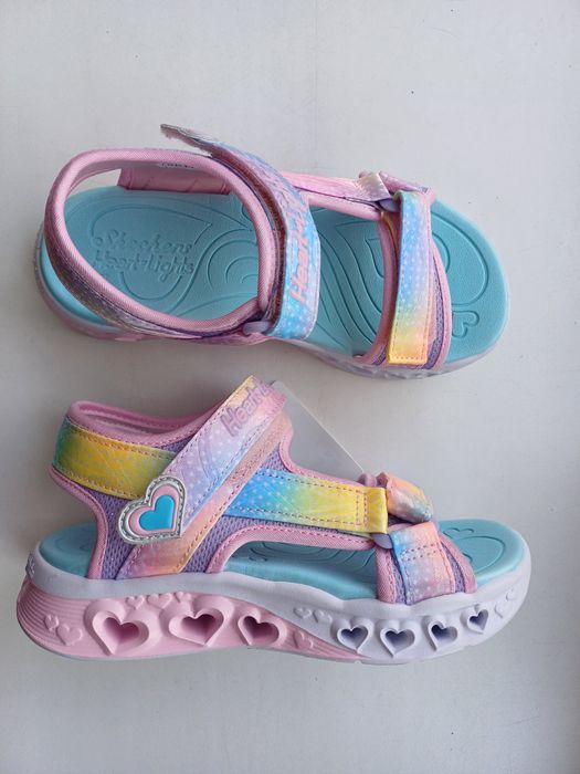 Сандалії Skechers S-Lights®: Flutter Hearts 303105L LPMT розміри 30-37