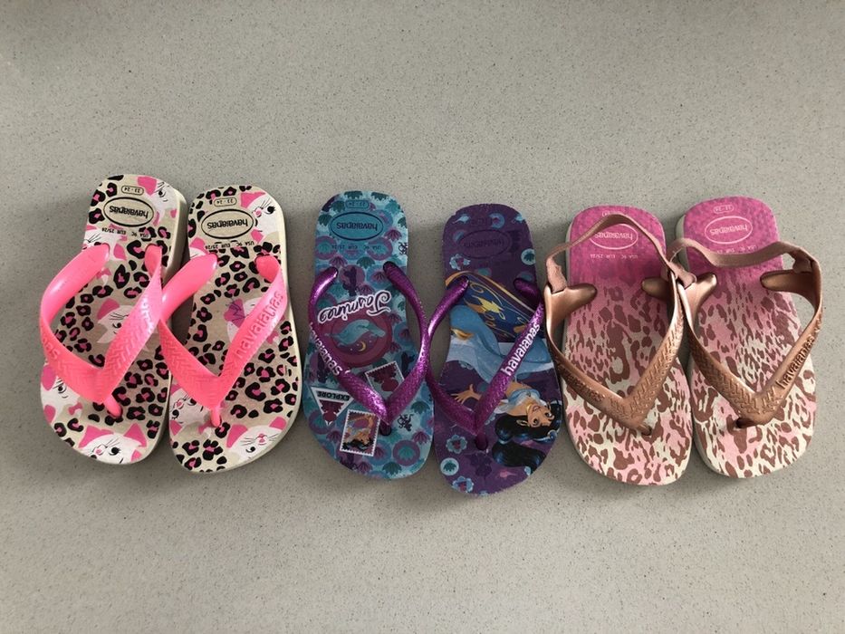 3 pares Havaianas EUR 25/26 portes gratis