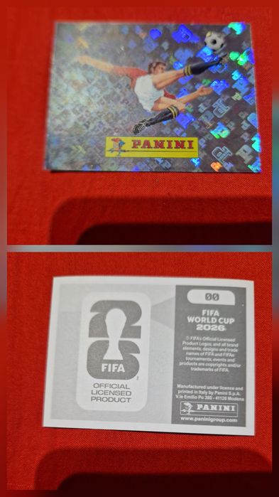 Cromo PANINI número 00-mundial 2026