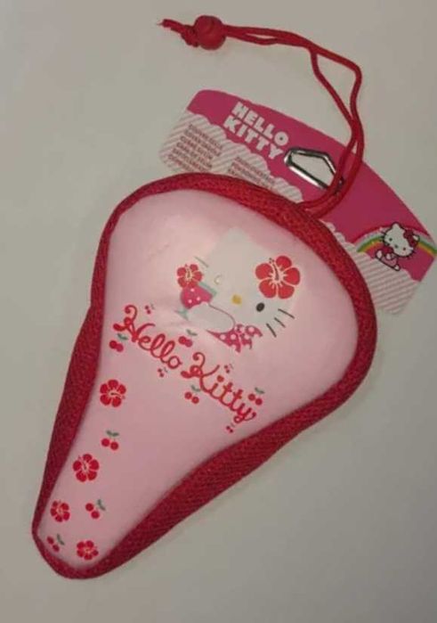 NOVO -Capa Selim de Bicicleta - Hello Kitty