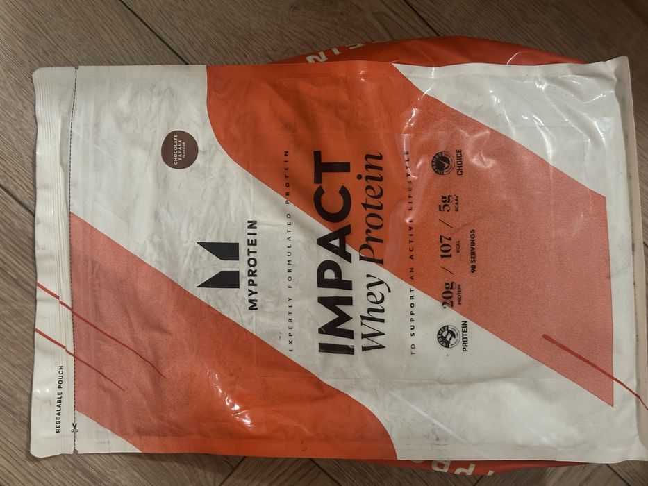 Białko impact  2x1kg krem truskawkowy nowe sfd kfd olimp trec