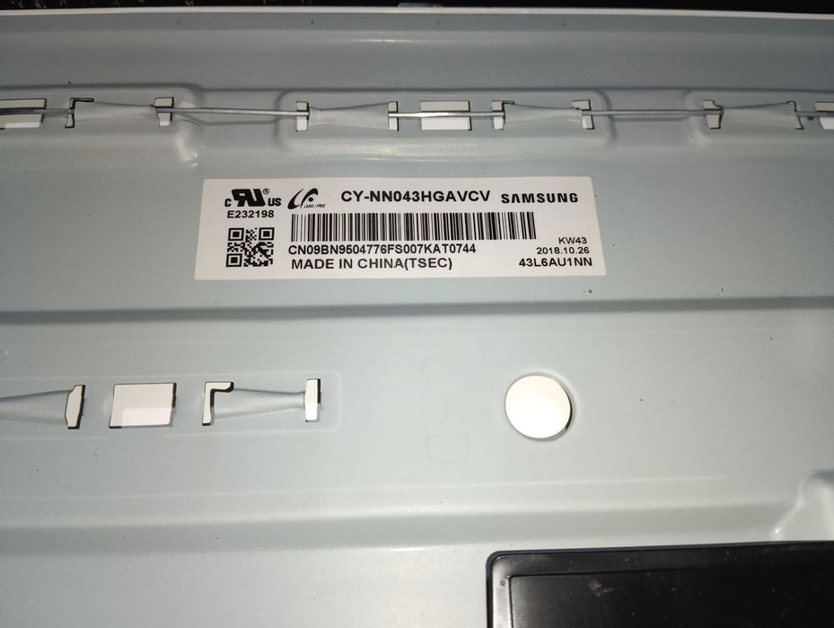 Плата Main Board: BN41-02635 для ремонта телевизора Samsung UE43NU7100