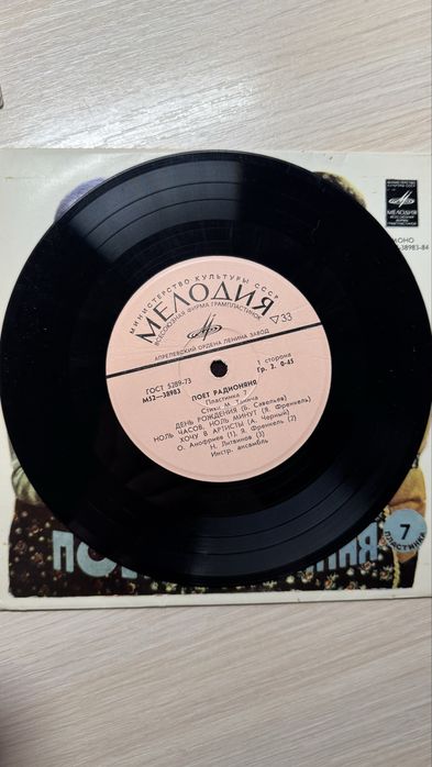 Міні вінілові платівки: Мартынов, Радионяня, Дин Рид, Мулерман