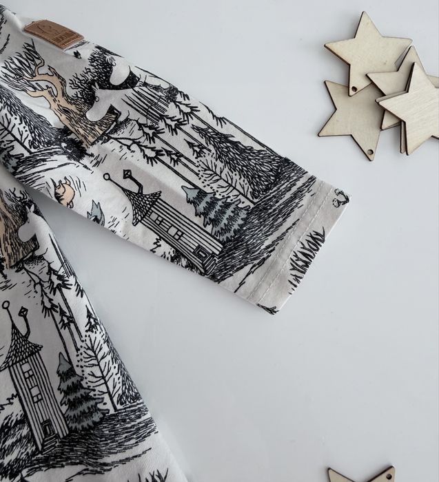Pajacyk muminki moomin r.68 piżama