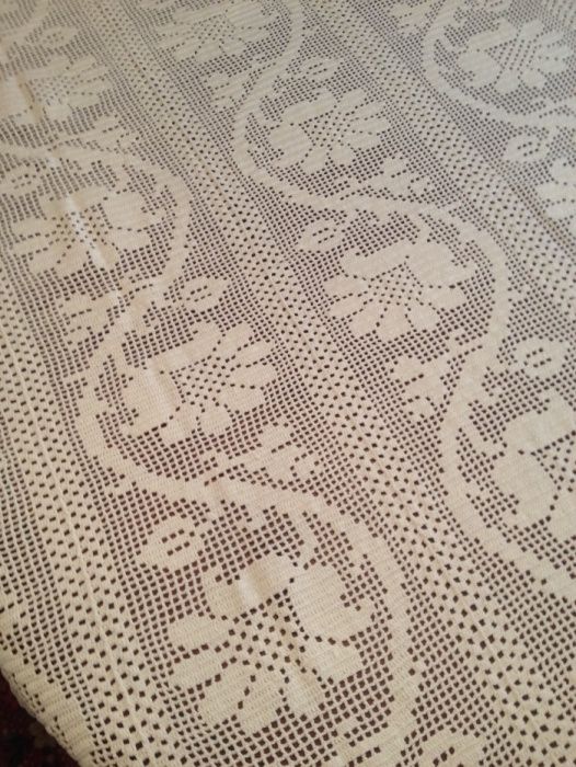 Colcha em croché feita à mão