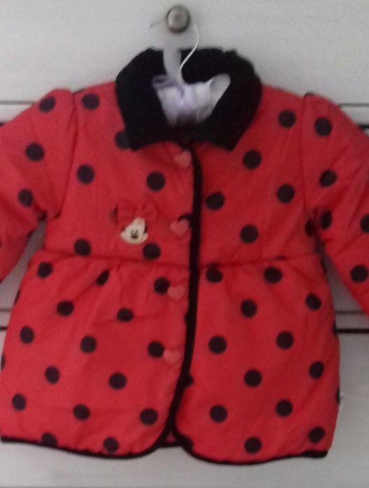 Kurtka ocieplana jesień-zima dla dziewczynki 86-92 Disney