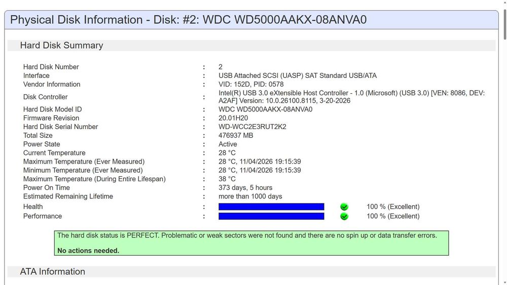 4 discos Hdd 500GB - 7200RPM - SATAIII (6Gb/s)
