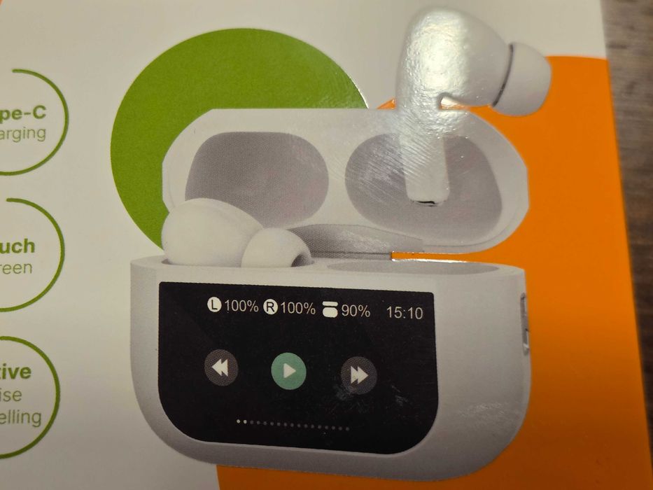 iServices Music Pods (Auriculares Bluetooth com Ecrã, Novos e Selados)