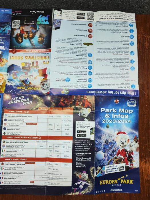 Великий буклет та два білета EUROPA PARK Resort