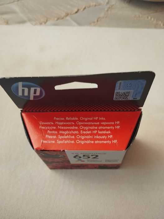Nowy, oryginalny, fabrycznie zapakowany tusz hp 652 kolor