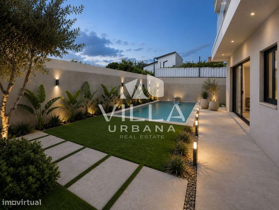 Moradia isolada T4, c/3 Suites, localizada em Pinhal Conde da Cunha
