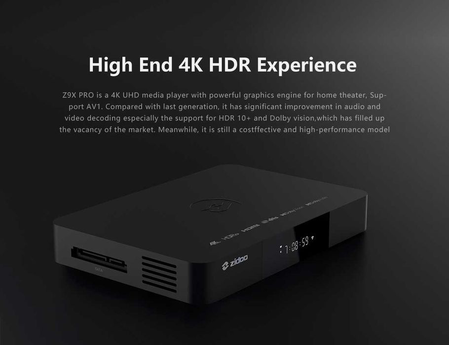 Vendo Zidoo Z9X PRO
