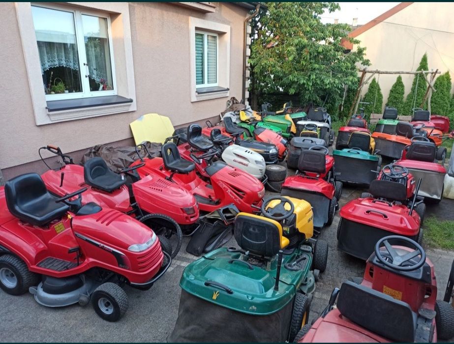 Traktorek kosiarka Husqvarna Honda Castelgarden John Deere z koszem