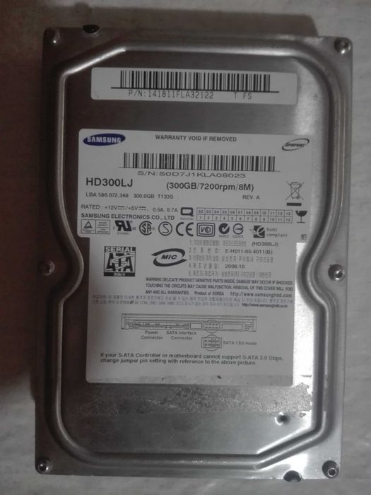 HDD 3.5" Samsung 300Gb