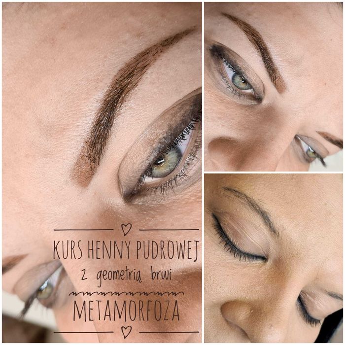 Kurs stylizacji brwi henną pudrową z geometrią