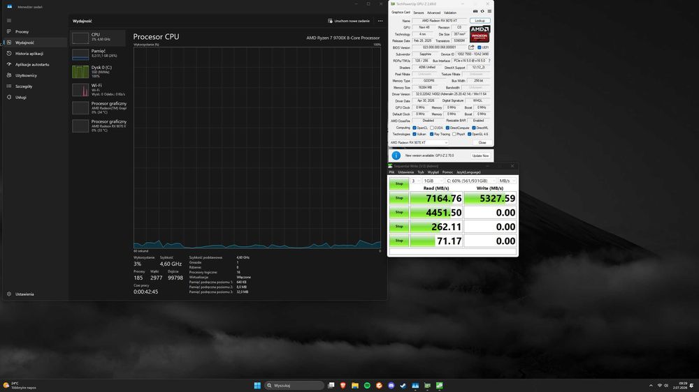 Komputer Gamingowy + Monitor + Peryferia