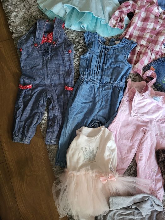 Ubranka dla małej księżniczki 80. HM 5.10.15 smyk Coco. Itp