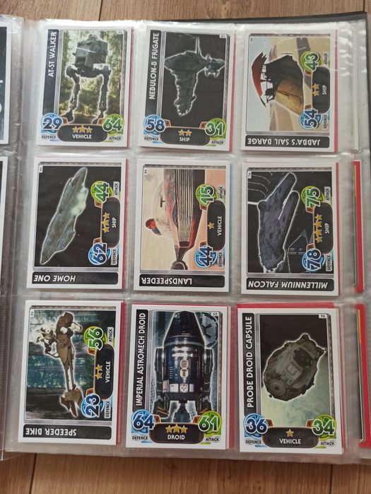 Star Wars album z kartami