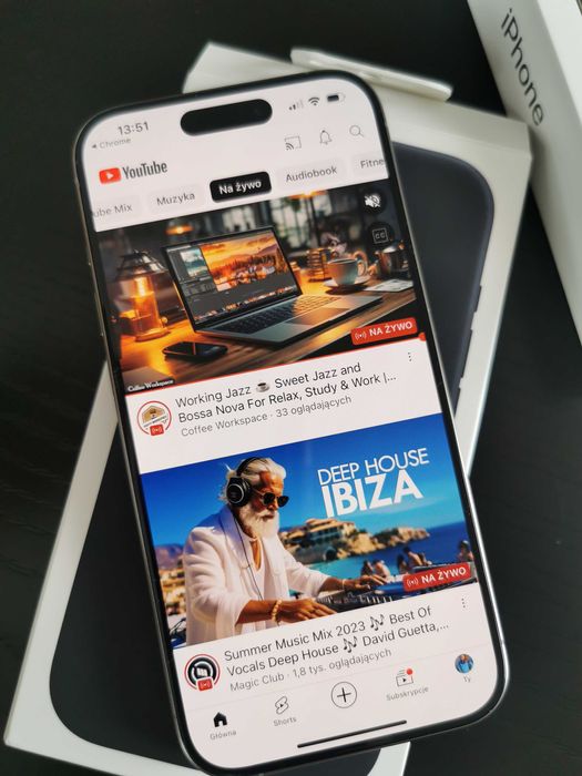 iPhone 15 pro 256 GB Tytan! Idealny do filmów i zdjęć, vlogowania